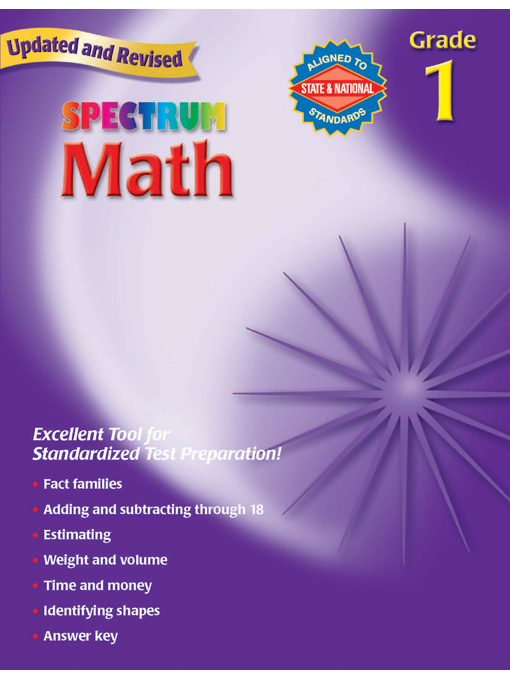 Title details for Spectrum Math, Grade 1 by School Specialty Publishing - Available